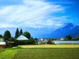 白馬村の田園風景