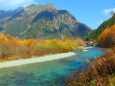 晩秋の上高地