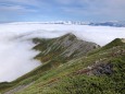 小蓮華山稜線にて