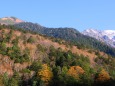 穂高連峰と紅葉