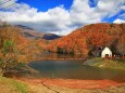 秋の長老湖