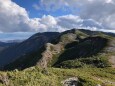 蝶ヶ岳二重稜線