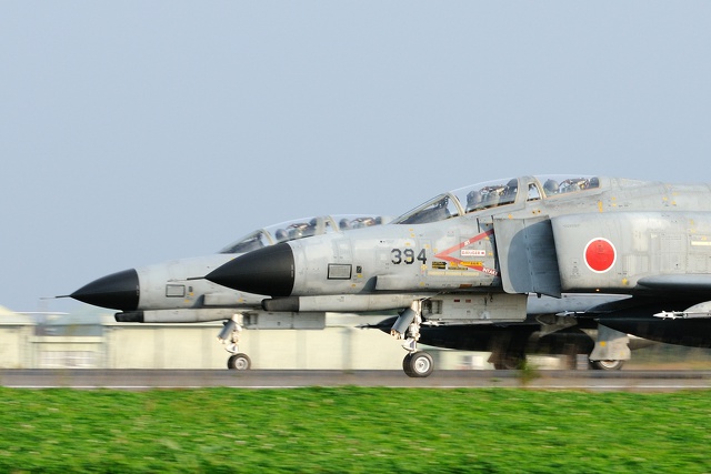 F-4EJ改 ファントム離陸滑走