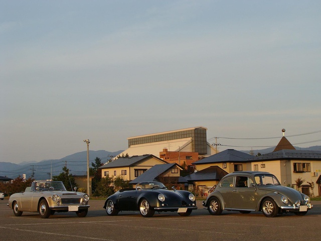 秋の夕日