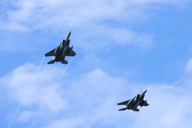 F-15 Missing Man Formation