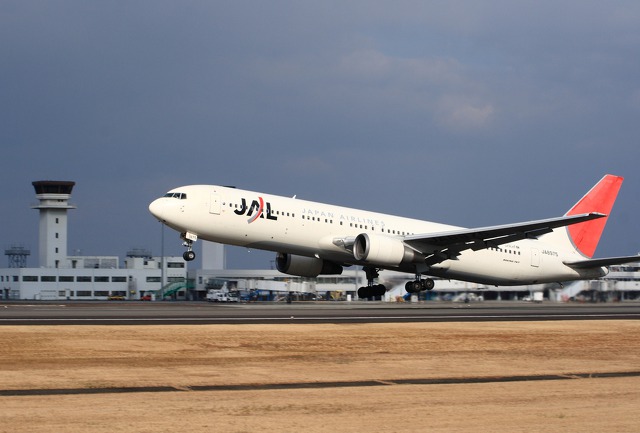 離陸・JAL