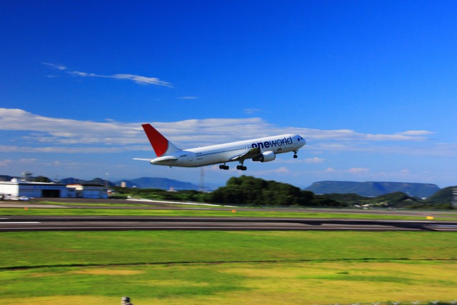 大空に向かって!