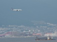 スカイマークB737神戸空港着陸