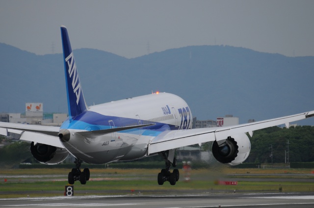 お帰り B787