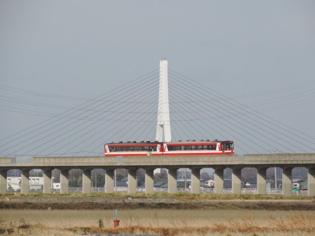 左右対称な鹿島臨海鉄道