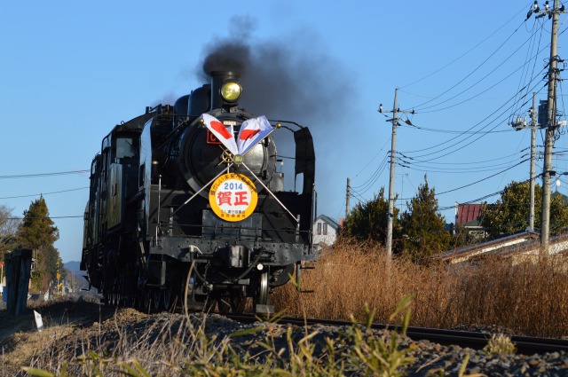 真岡鉄道 SL単機重連運転