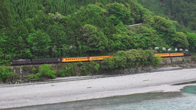 トーマス車両を引き連れて