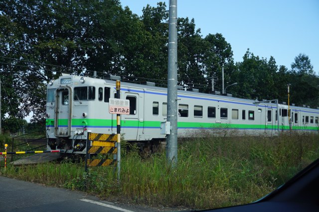 羽帯駅にて