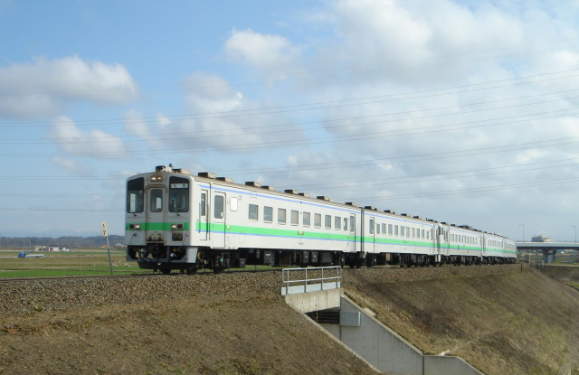 非電化の頃の札沼線