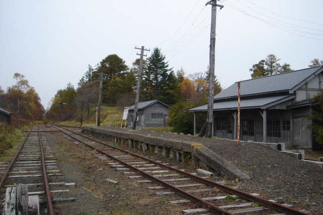 標津線が残る駅