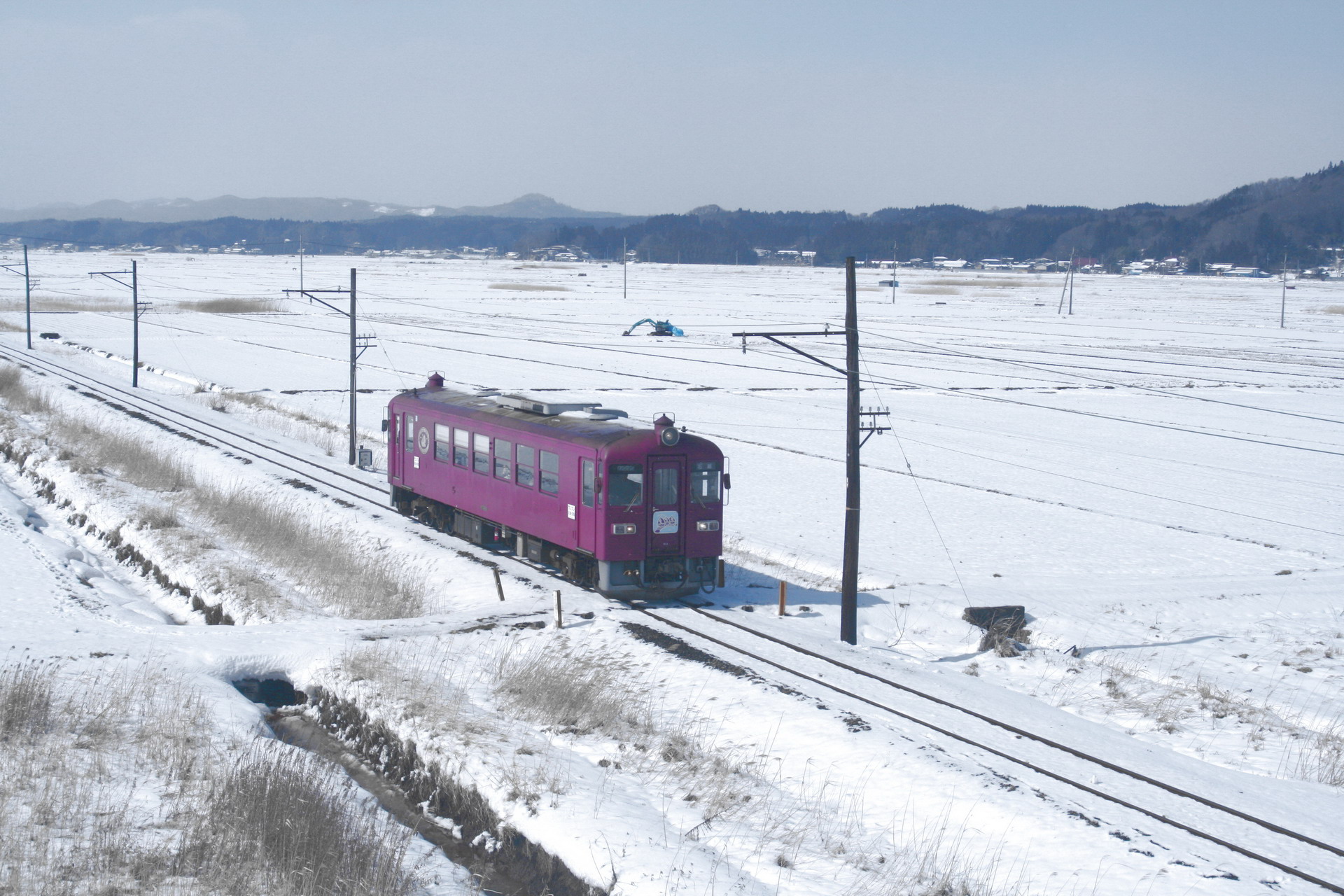 鉄道 気動車 くり電 最後の冬景色 壁紙19x1280 壁紙館