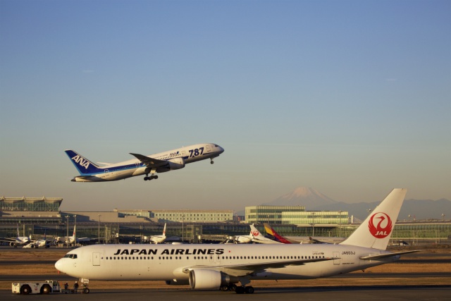 ANA&ANA&富士山