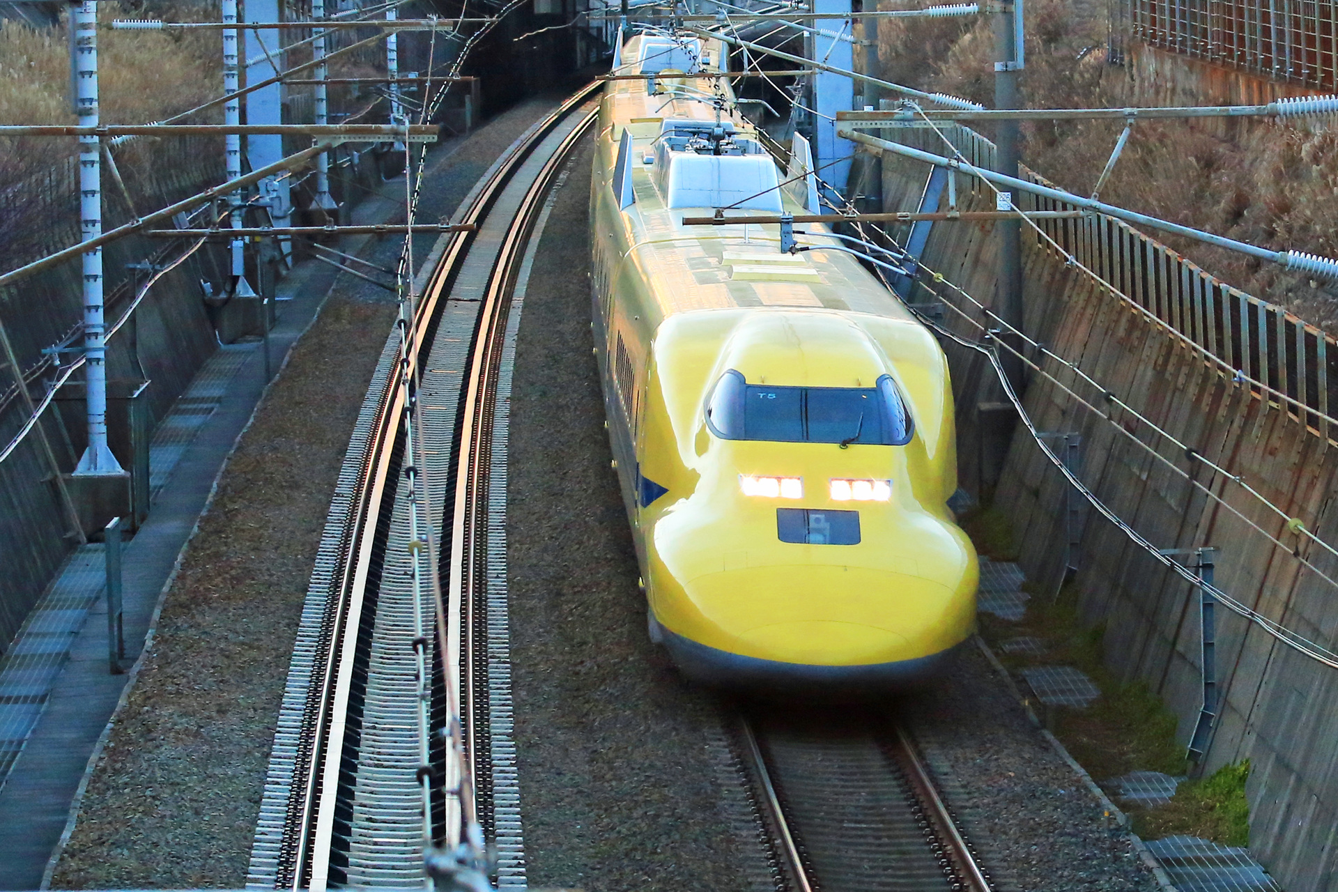 鉄道 新幹線 ドクターイエロー 壁紙19x1280 壁紙館