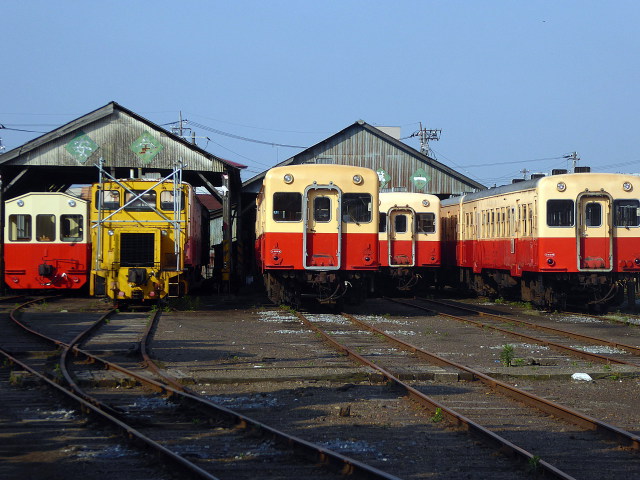 小湊鉄道車両基地