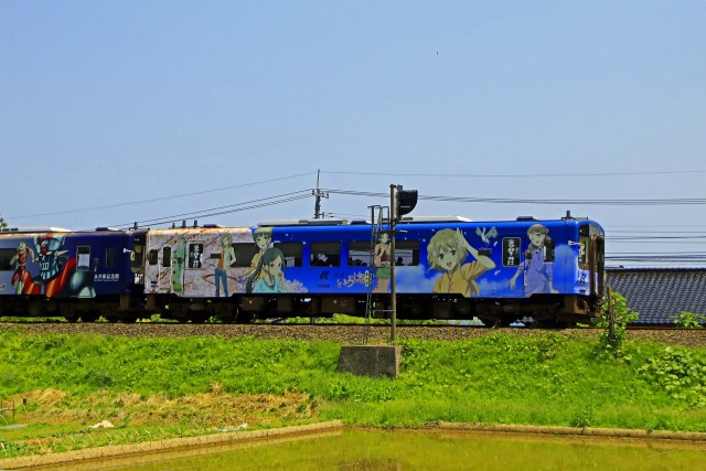 のと鉄道「花咲くいろは」