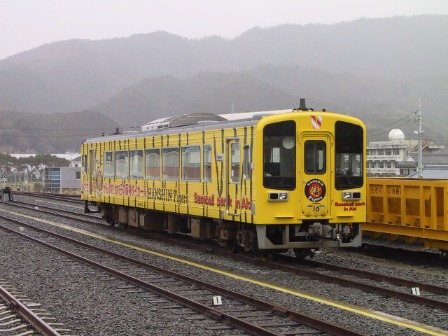 ごめん・なはり線タイガース列車