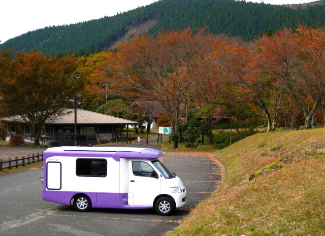 久住高原とキャンピングカー