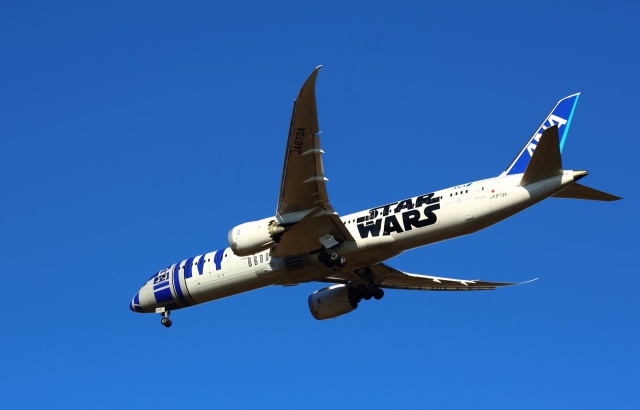 ANA787スターウォーズ塗装