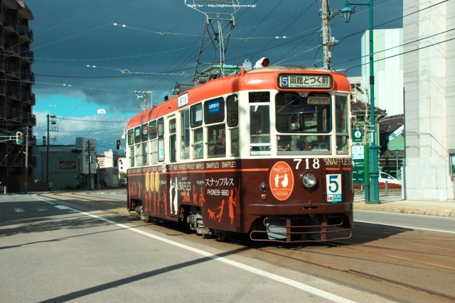 路面を走る