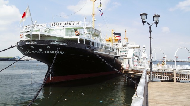 山下公園の氷川丸