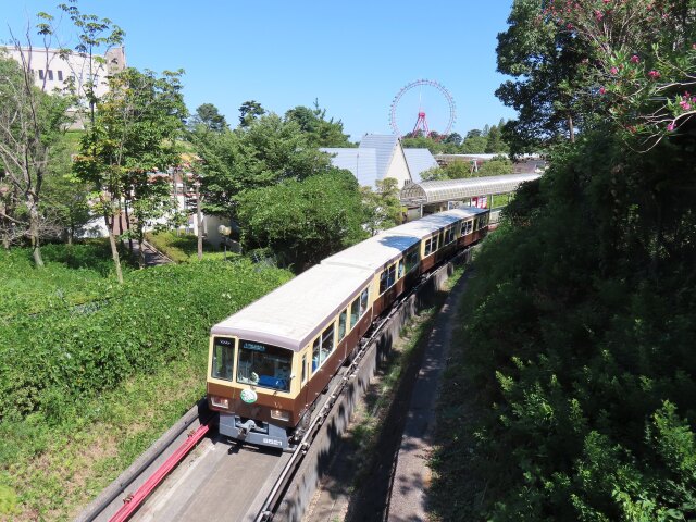 観覧車と西武山口線