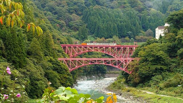 富山峡谷鉄道トロッコ電車