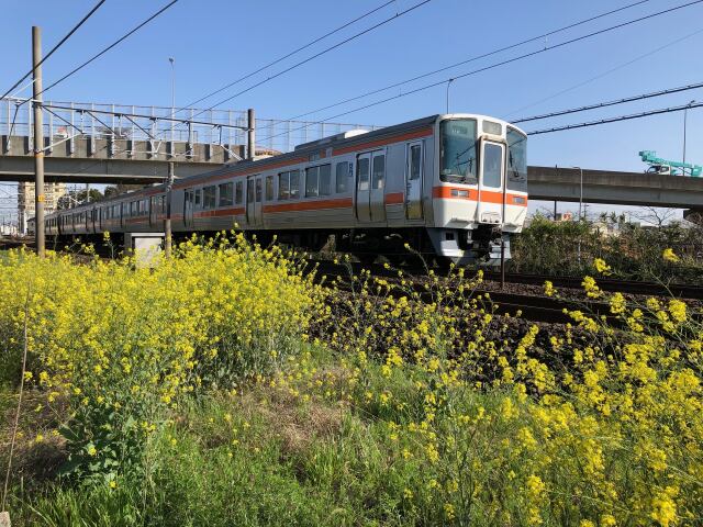 愛知御津駅にて